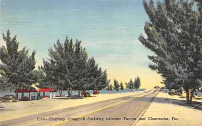 Courtney Campbell Parkway Clearwater, Florida Postcard