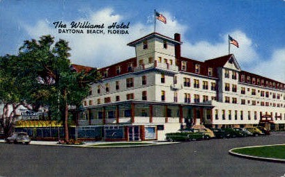 Williams Hotel - Daytona Beach, Florida FL Postcard