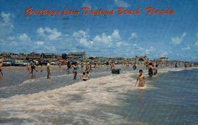 Daytona Beach - Florida FL Postcard