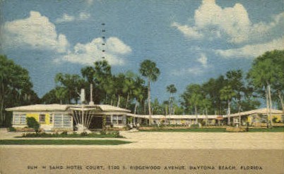 Sun 'N Sand Hotel - Daytona Beach, Florida FL Postcard