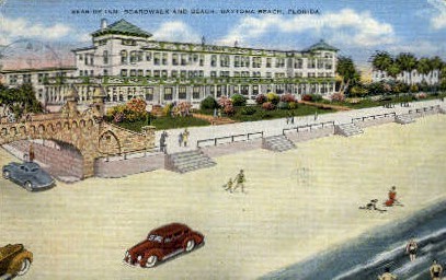 Seaside Inn - Daytona Beach, Florida FL Postcard