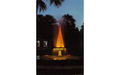 Holler Fountain De Land, Florida Postcard