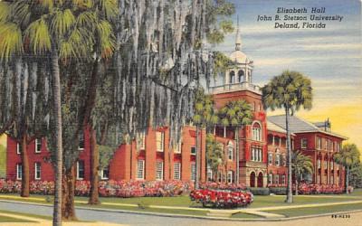 Elizabeth Hall, John B. Stetson University De Land, Florida Postcard