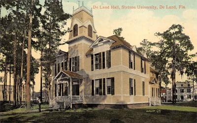 De Land Hall, Stetson University Florida Postcard