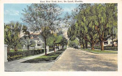 East new York Ave. De Land, Florida Postcard