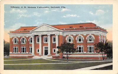 Library, J. B. Stetson University De Land, Florida Postcard