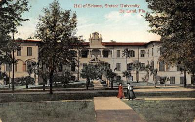 Hall of Science, Stetson University De Land, Florida Postcard