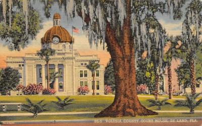 Volusia County Court House De Land, Florida Postcard