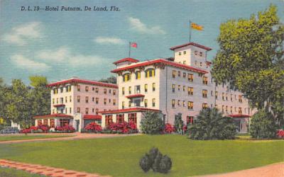 Hotel Putnam De Land, Florida Postcard