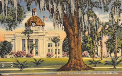 Volusia County Court House De Land, Florida Postcard