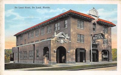 De Land Hotel Florida Postcard