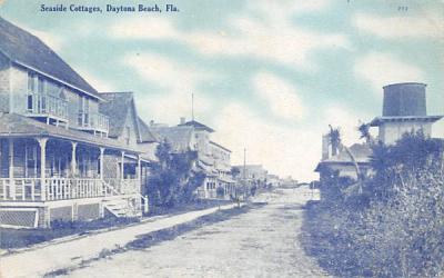 Seaside Cottages Daytona Beach, Florida Postcard