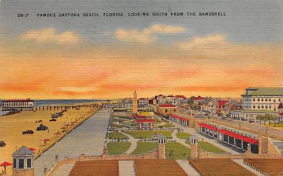 Famous Daytona Beach  Florida Postcard