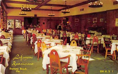 Lafayette Restaurant Daytona Beach, Florida Postcard