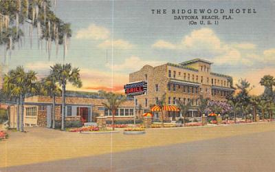 The Ridgewood Hotel Daytona Beach, Florida Postcard