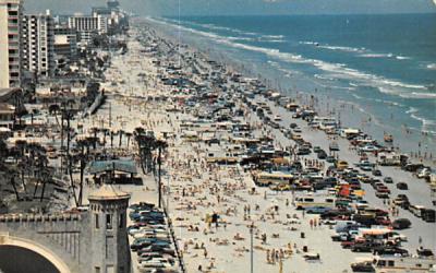 Resort Area Daytona Beach, Florida Postcard