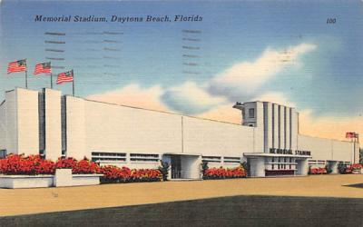 Memorial Stadium Daytona Beach, Florida Postcard