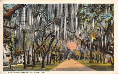 Ridgewood Avenue Daytona Beach, Florida Postcard