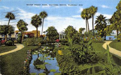 Water Front Park Daytona Beach, Florida Postcard