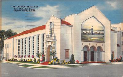 The Church Beautiful Daytona Beach, Florida Postcard