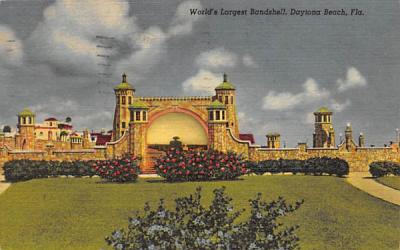 World's Largest Bandshell Daytona Beach, Florida Postcard