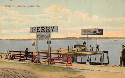 Ferry to Daytona Beach, Fla., USA Florida Postcard