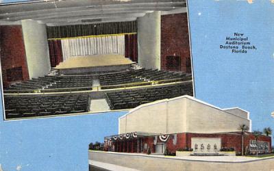 New Municipal Auditorium Daytona Beach, Florida Postcard