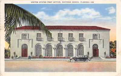United States Post Office Daytona Beach, Florida Postcard
