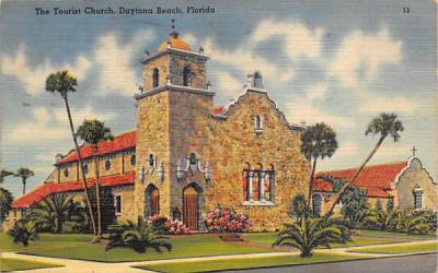 The Tourist Church Daytona Beach, Florida Postcard