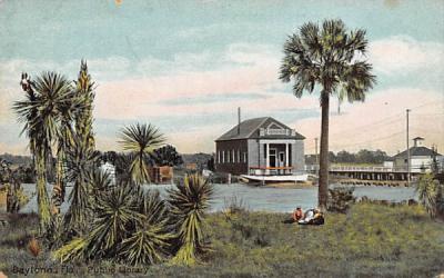 Public Library Daytona, Florida Postcard