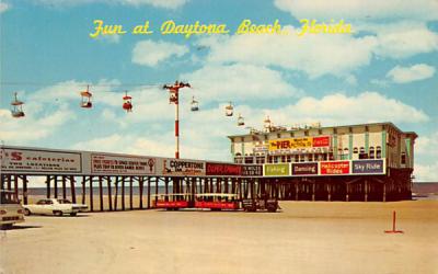 Fun at Daytona Beach Florida Postcard