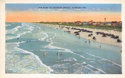 The Surf at Daytona Beach Florida Postcard