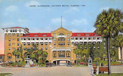 Hotel Clarendon Daytona Beach, Florida Postcard