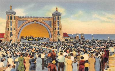 World's Largest Bandshell and Open-Air Theater Daytona Beach, Florida Postcard