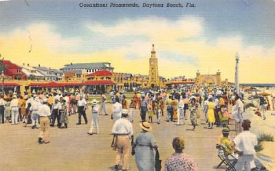 Oceanfront Promenade Daytona Beach, Florida Postcard