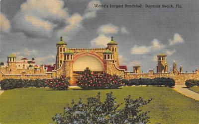 World's Largest Bandshell Daytona Beach, Florida Postcard