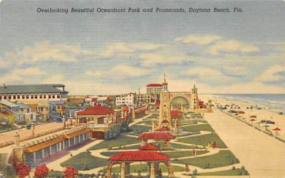 Oceanfront Park and Promenade Daytona Beach, Florida Postcard