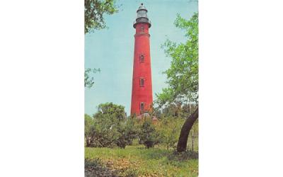 Lighthouse at Inlet Harbor Daytona Beach, Florida Postcard