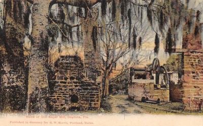 Ruines of Old Sugar Mill Daytona, Florida Postcard