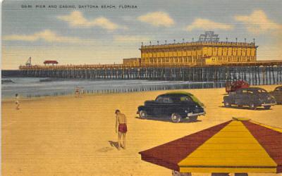 Pier and Casino Daytona Beach, Florida Postcard