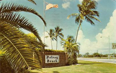 Delray Beach, FL, USA Florida Postcard