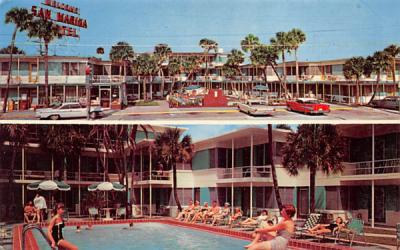 San Marina Motel, INC Daytona Beach, Florida Postcard