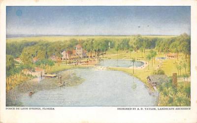 Ponce De Leon Springs Florida Postcard