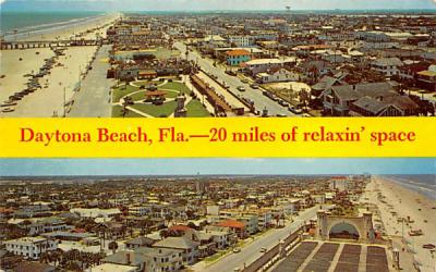 Daytona Beach, FL, USA Florida Postcard
