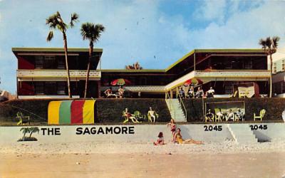The Sagamore Beach Apartments Daytona Beach, Florida Postcard