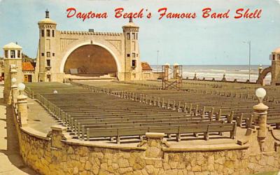 Daytona Beach's Famous Band Shell Florida Postcard