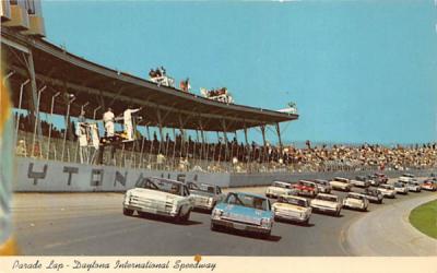 Parade Lap - Daytona International Speedway Daytona Beach, Florida Postcard