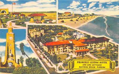 Princess Issena Hotel Inn and Cottages Daytona Beach, Florida Postcard