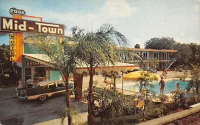 Mid-Town Motel Daytona Beach, Florida Postcard
