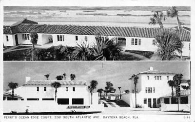 Perry's Ocean-Edge Court Daytona Beach, Florida Postcard